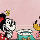 Minnie and Pluto.